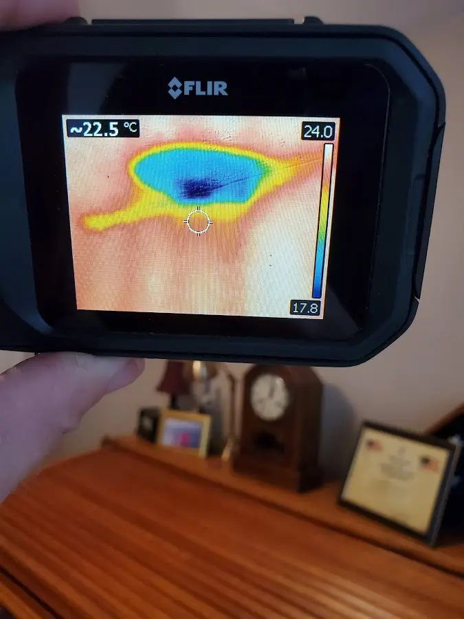 Thermal imaging inspection for water damage in Chanhassen