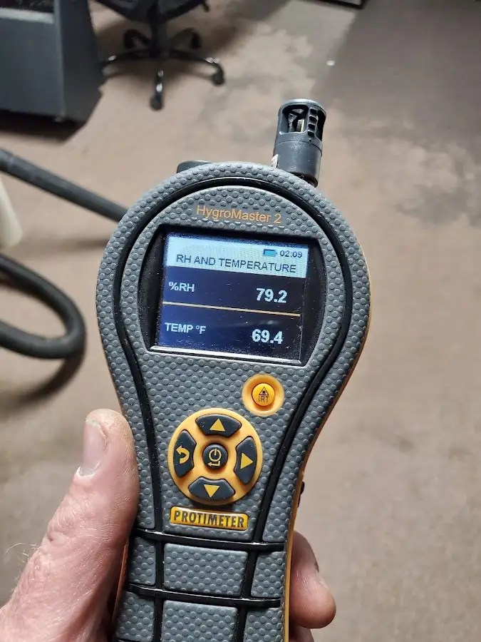 Moisture meter humidity assessment for Fire & Smoke Damage Restoration in Chanhassen